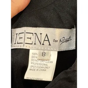 Ieena Mac Duggal 55324 One Shoulder Evening Gown Black Asymmetrical Hem Size 8 thumbnail 6