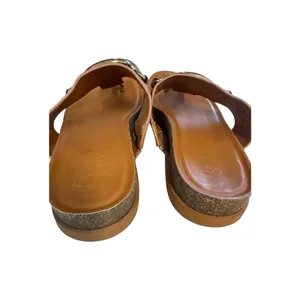 Franco Sarto Brielle Wedge Thong Sandals Women’s Size 7.5 Tan Leather thumbnail 5