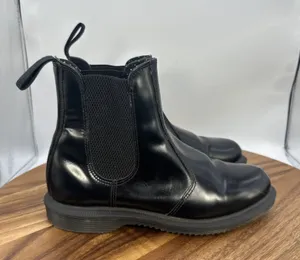 Dr. Martens‎ Flora Smooth Leather Chelsea Boots Boots Grunge Moto Women's 6 thumbnail 1