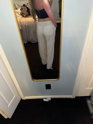 Linen like pants White Size undefined thumbnail 2