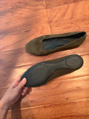 Hogan Olive Green Suede Ballet Flats🫒 thumbnail 5