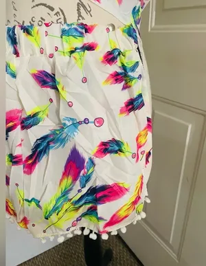 Ladies feather Print 2pc Set Multiple Size M thumbnail 6