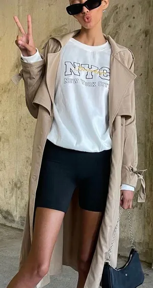 Princess Polly Black Biker Shorts thumbnail 1