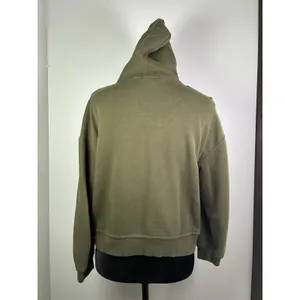 Cynthia Rowley Olive Green‎ Pullover Hoodie Sweatshirt Size Medium Relaxed thumbnail 2