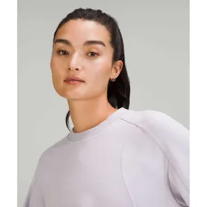 Lululemon Softstreme Ribbed-Hem Pullover Faint Lavender Purple Sweatshirt 8 thumbnail 3