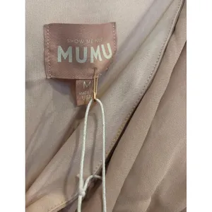 NWT Show Me Your MUMU long wrap chiffon lined‎ dress prom wedding Junior women thumbnail 2