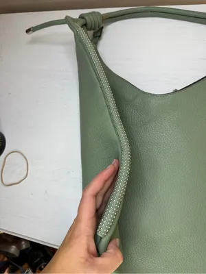 Montana West Slouchy Shoulder Bag Knotted Hobo Bag Green thumbnail 3