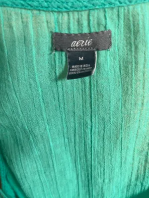 Mint Tank With Crochet/lace Bottom thumbnail 3