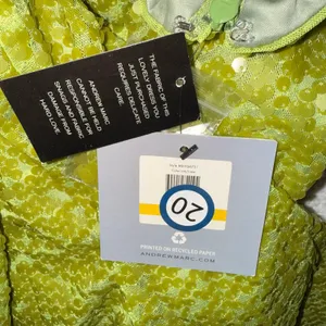 Marc New York Andrew Marc Lime Green Sequin Mini Dress Women's Size 14 NWT thumbnail 6