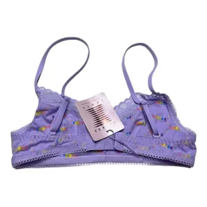 Savage X Fenty Cotton Essentials Lace-Trim Bralette Size M NWT thumbnail 9