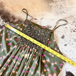 RACHEL COMEY Green Silk Midi Dress Size‎ Small thumbnail 7