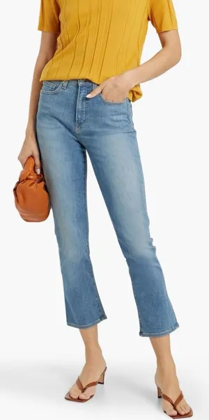 Veronica Beard Carly High Rise Kick Flare Jeans in Lakeshore Wash Size 29 thumbnail 1