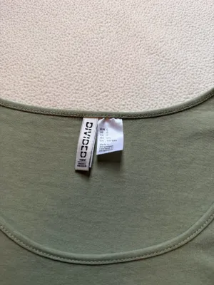 H&M Sage Green Crop Top thumbnail 2