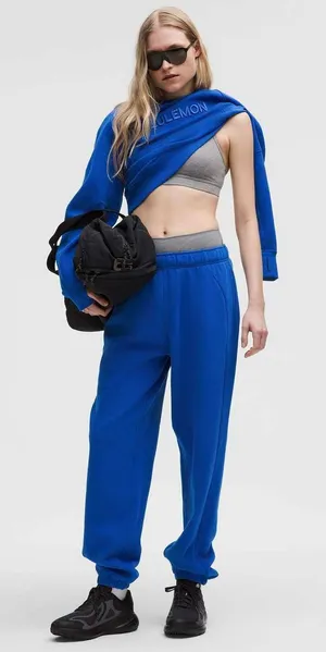 Lululemon Scuba Mid-Rise Oversized Jogger Regular Galactic Cobalt Blue M LW5GLNS thumbnail 1