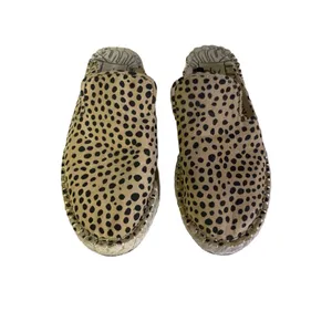 Dv Dolce Vita Beige And Brown Leopard Print Slide Mule Shoes (7) thumbnail 7