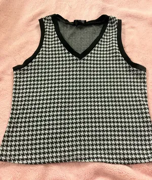 I.N. San Francisco Houndstooth tank top thumbnail 1