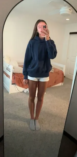 Navy Nike Oversized Hoodie thumbnail 1