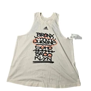 Adidas NYC Tank in Wonder White Size: XL‎ thumbnail 2