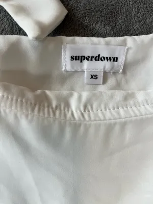 Superdown Double Layered Crop  thumbnail 3