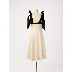 Petal & Pup Olinda Midi Dress Oatmeal Black Size Small NWT thumbnail 7