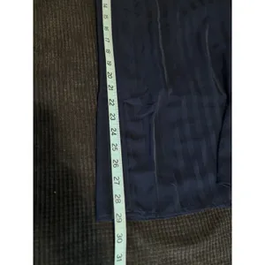 Lulus Navy Blue Halter Wide Leg Pant Jumpsuit Size Large Lined Zip Back‎ Chiffon thumbnail 12