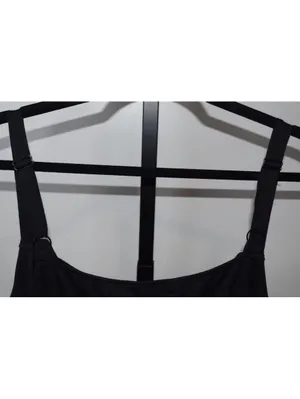 BloomChic Black Plus Size Tank Top with Cute Face Print thumbnail 5