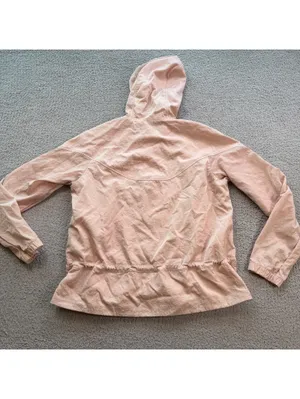Lululemon Street to Studio Jacket Women’s 10 Dune Blush Pink Hooded Windbreaker thumbnail 2