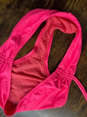 Title Nine pink bikini bottom ties on sides Size M thumbnail 6
