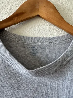Brandy Melville Grey Baby Tee thumbnail 3