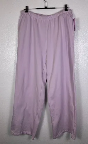 Wild Fable‎ Lavender Purple Wide Leg Sweatpants XXL NWT High Rise thumbnail 1