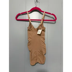 Skims Ochre Tan Seamless Sculpt Brief Support Shapewear Bodysuit L/XL thumbnail 4