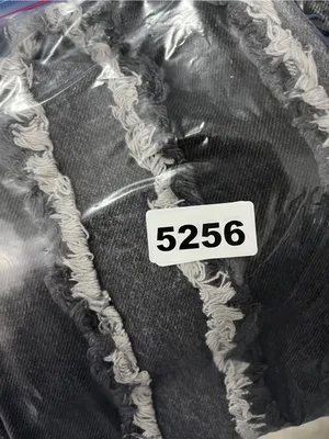 Ragged Size 26 Black Grey Distressed Patchwork Jeans Gray thumbnail 8