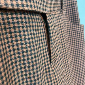 Urban Outfitters Pants‎ Gingham Plaid Black Brown Flared Leg Size 2 Preppy Retro thumbnail 13
