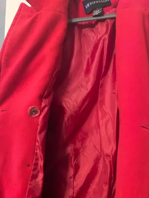 Red IB Diffusion Dress Coat Size L thumbnail 4