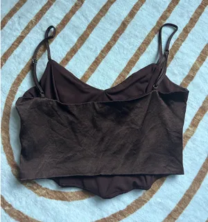 Brown ZARA Corset Top thumbnail 2