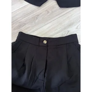 PrettyGarden Women Black 2 Piece Vest and Shorts Set Suit Size XS NWT thumbnail 2