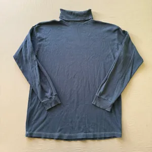 Vintage IDT Long Sleeve Turtleneck Blue Size XL thumbnail 2