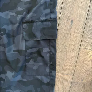 Womens Black Camouflage Cargo Pants thumbnail 5