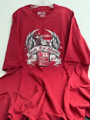 Bass Pro Shops Mens Red Graphic T Shirt thumbnail 1