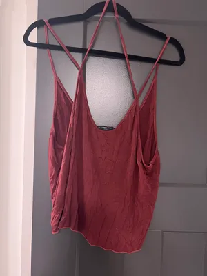 Brandy Melville Maroon Tank Top thumbnail 3
