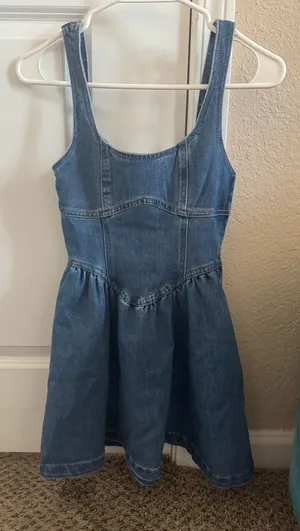Altard State Larkin Mini Jean Dress thumbnail 1