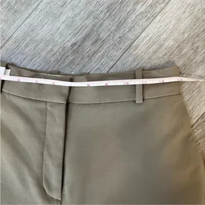 ARITZIA Babaton Agency Pant Wool Trousers Tan Front Crease Minimalist like new 0 thumbnail 9