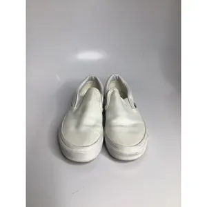 Vans Slip-On Shoes Womens 6 White Good Canvas Low Top Sneakers casual trendy thumbnail 2