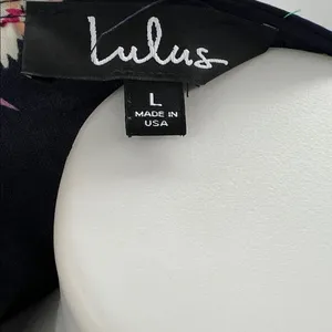 Lulu's Herbaceous Babe Navy Floral Shift Large Dress thumbnail 2