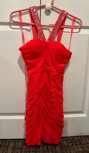 Sequin Dress Red Size XS thumbnail 1