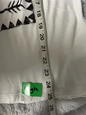 bebe White Tee with Gold Logo Plaque thumbnail 5