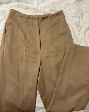 Japna Relaxed Waist Trousers in Camel thumbnail 1