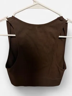 Brown Garage crop top in XS #garage #basics thumbnail 2