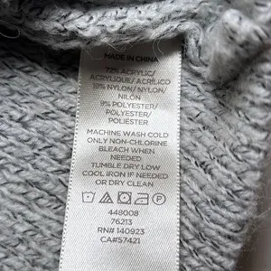 Ann Taylor LOFT Gray Oversized Cardigan‎ One Size Pockets thumbnail 7