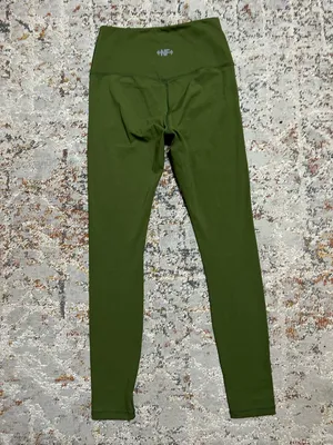 Nasty Fit high rise Gym Workout leggings size XS green thumbnail 11